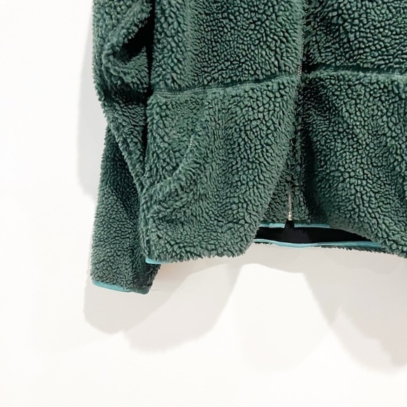 Yellow Label Co. Sherpa Zip Up Fleece Jacket Sweatshirt - Picture 4 of 9